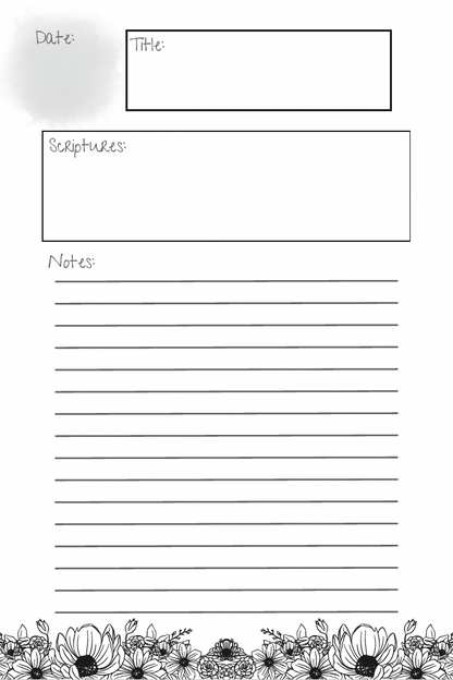 Sermon Notes - Floral